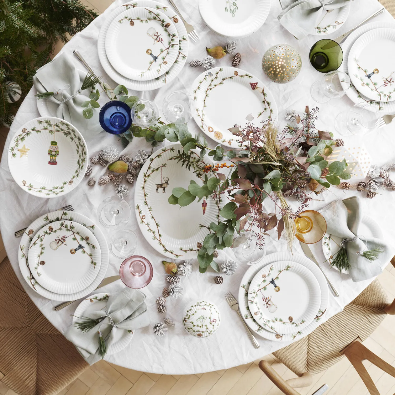 Kähler Hammershøi Christmas ovalt bordfad