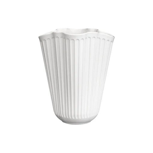 Kähler Hammershøi Unfold Vase, hvid