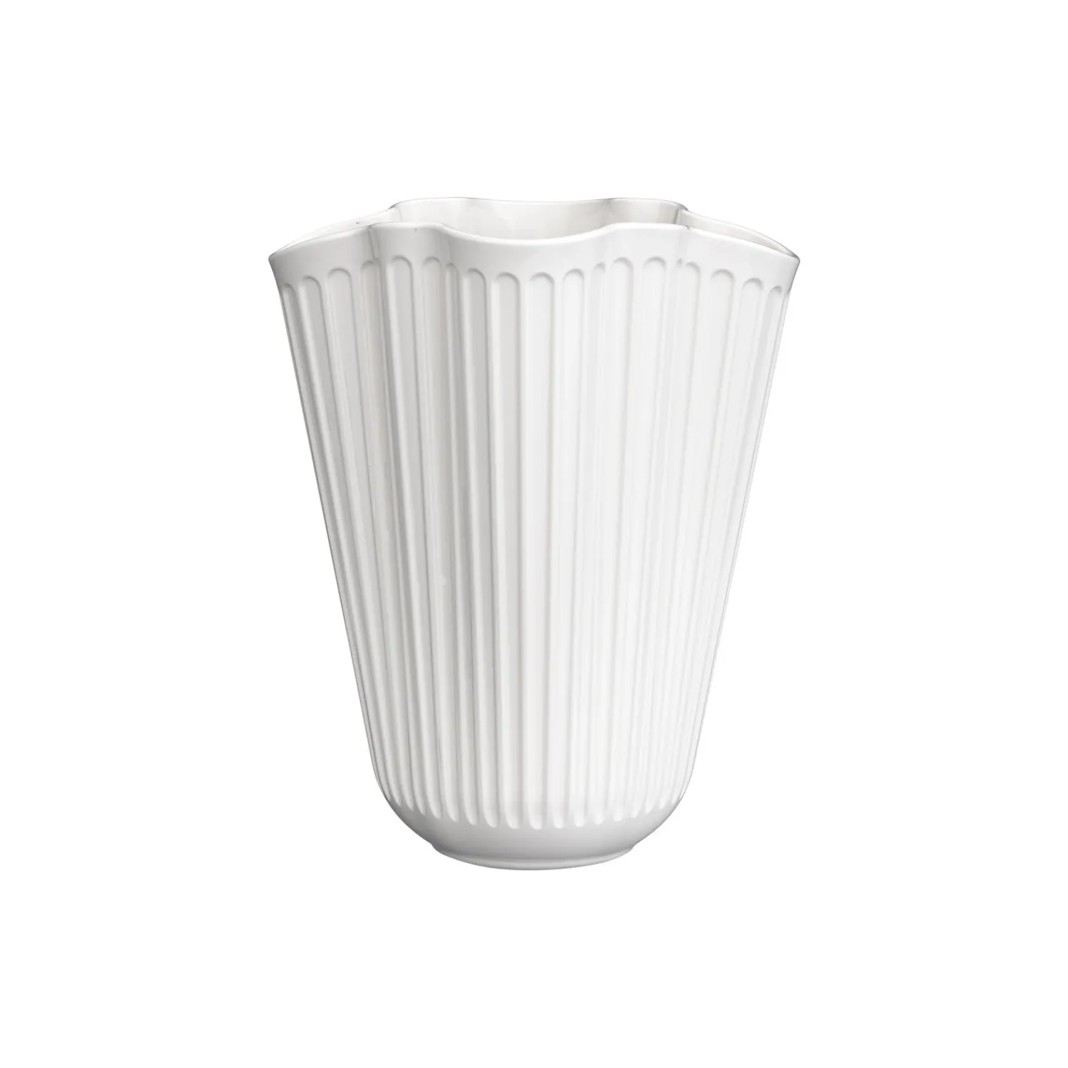 Kähler Hammershøi Unfold Vase, hvid