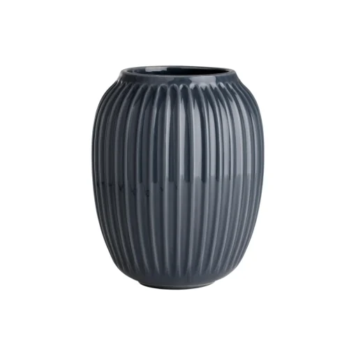 Kähler Hammershøi vase, antracitgrå