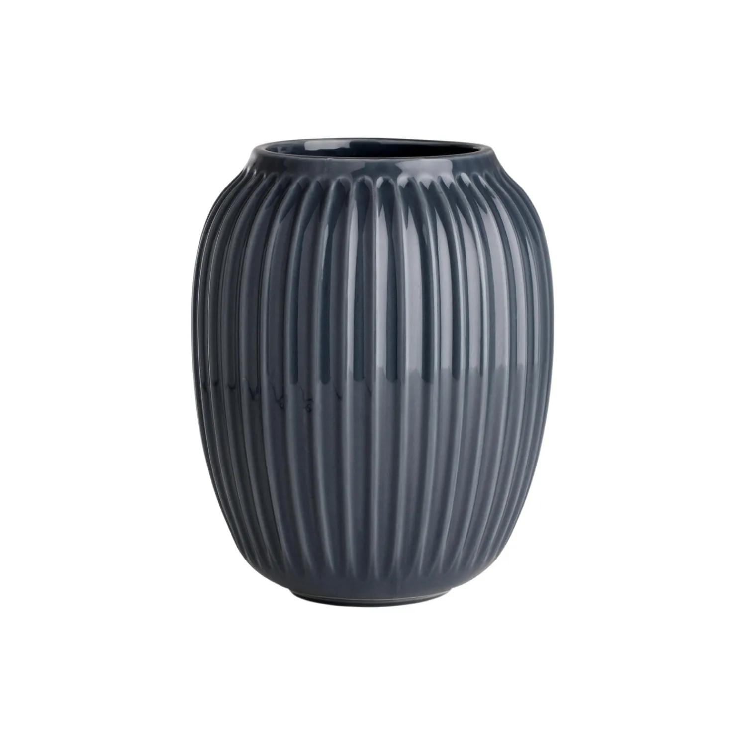 Kähler Hammershøi vase, antracitgrå