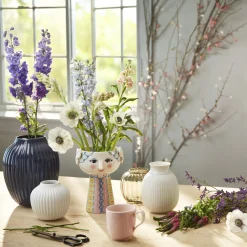 Kähler Hammershøi vase, antracitgrå