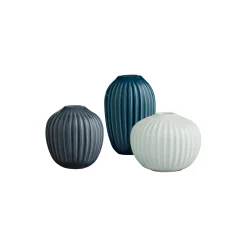 Kähler Hammershøi vase miniature 3 stk, grøn