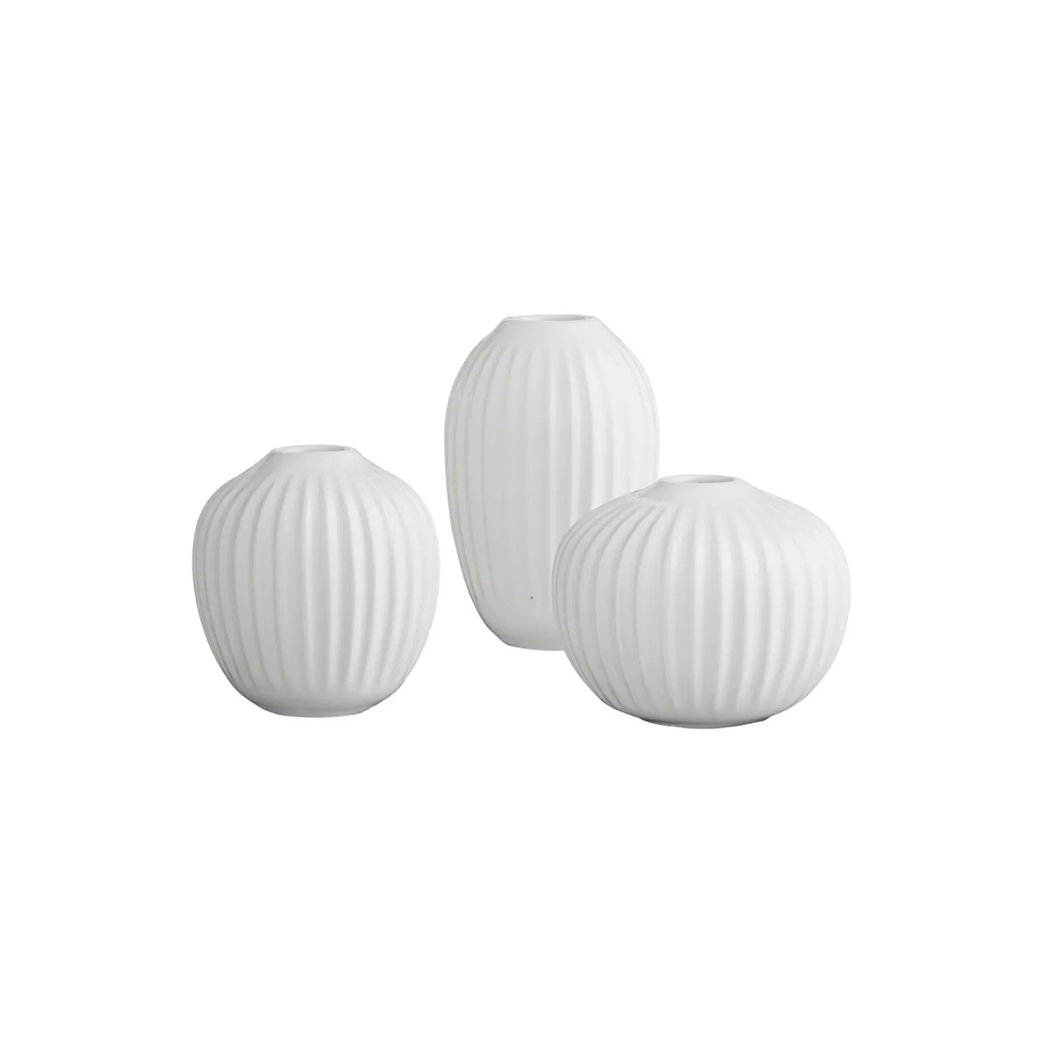 Kähler Hammershøi vase miniature 3 stk