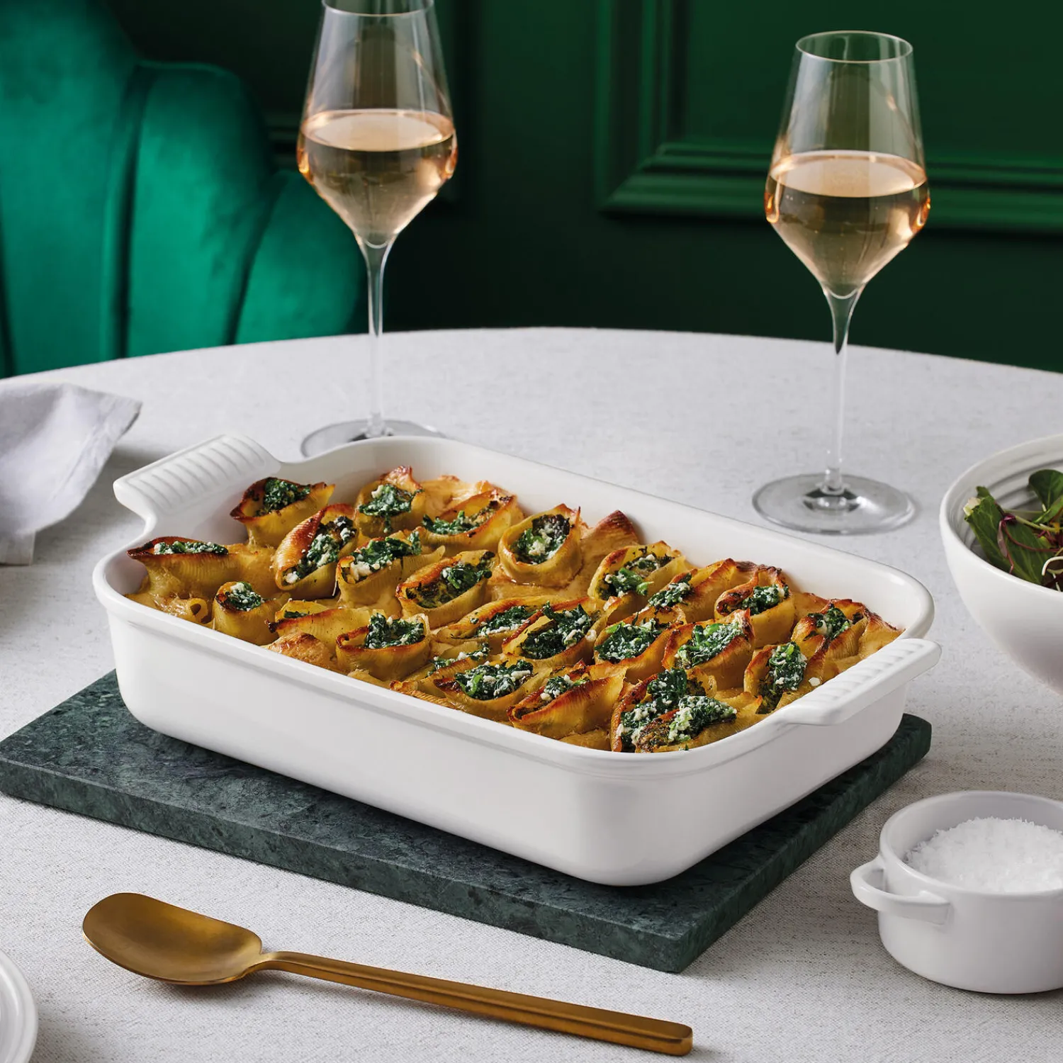 Le Creuset Heritage rektangulært fad 32 cm,