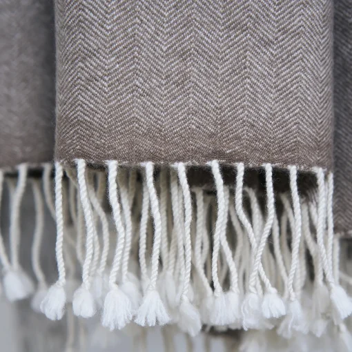CARE BY ME HERRINGBONE Throw,