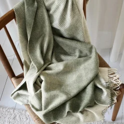 ELVANG Horizon plaid, bottle green