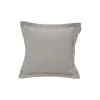 Lexington Hotel Velvet Sham with Embroidery, beige