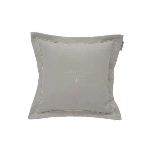 Lexington Hotel Velvet Sham with Embroidery, beige