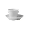 Royal Copenhagen Hvid Elements espressokop med underkop 9 cl