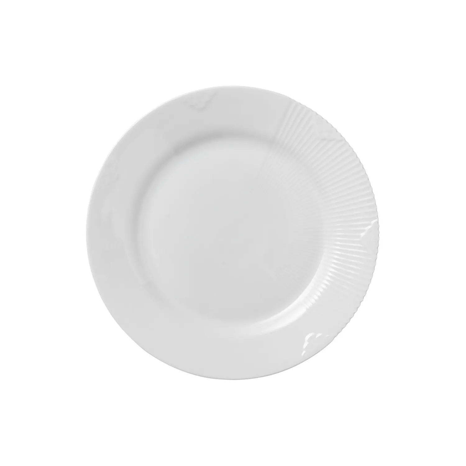 Royal Copenhagen Hvid Elements tallerken Ø 22 cm