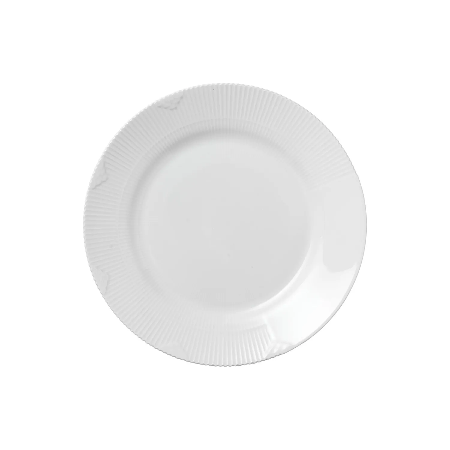 Royal Copenhagen Hvid Elements tallerken Ø 26 cm