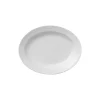 Royal Copenhagen Hvid Halvblonde fad 36,5 cm