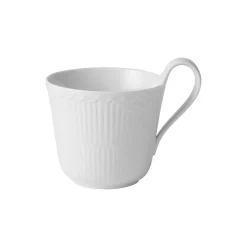 Royal Copenhagen Hvid Halvblonde højhankskop 33 cl