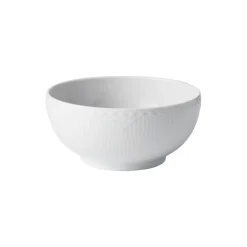 Royal Copenhagen Hvid Halvblonde skål 110 cl