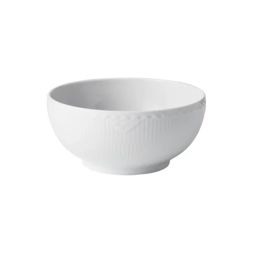 Royal Copenhagen Hvid Halvblonde skål 110 cl