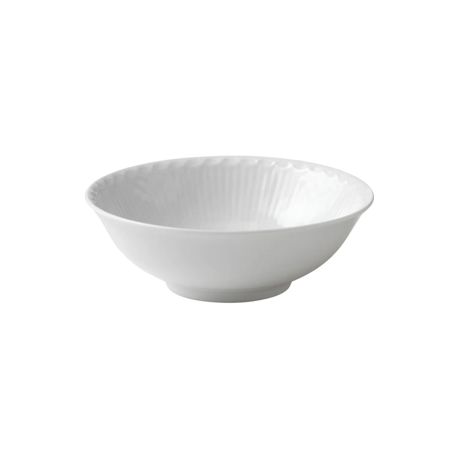 Royal Copenhagen Hvid Halvblonde skål 35 cl