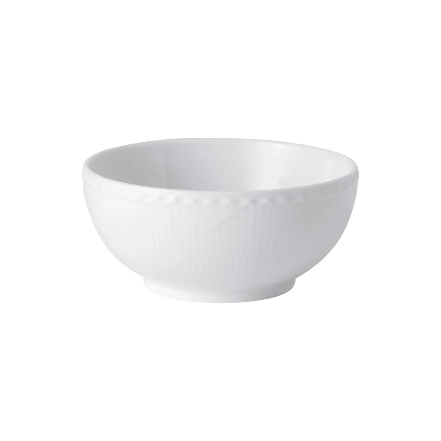 Royal Copenhagen Hvid Halvblonde skål 73 cl