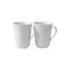 Royal Copenhagen Hvid Riflet krus 36 cl, 2 stk