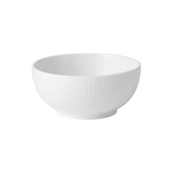 Royal Copenhagen Hvid Riflet skål 24 cl