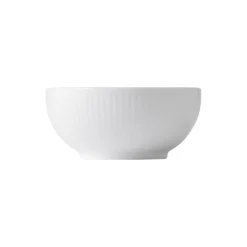 Royal Copenhagen Hvid Riflet skål 24 cl