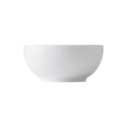Royal Copenhagen Hvid Riflet skål 24 cl