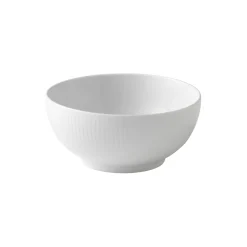 Royal Copenhagen Hvid Riflet skål 73 cl