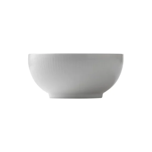 Royal Copenhagen Hvid Riflet skål 73 cl