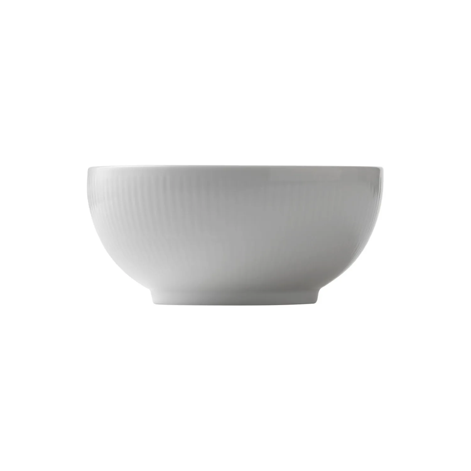 Royal Copenhagen Hvid Riflet skål 73 cl