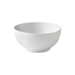 Royal Copenhagen Hvid Riflet skål 310 cl