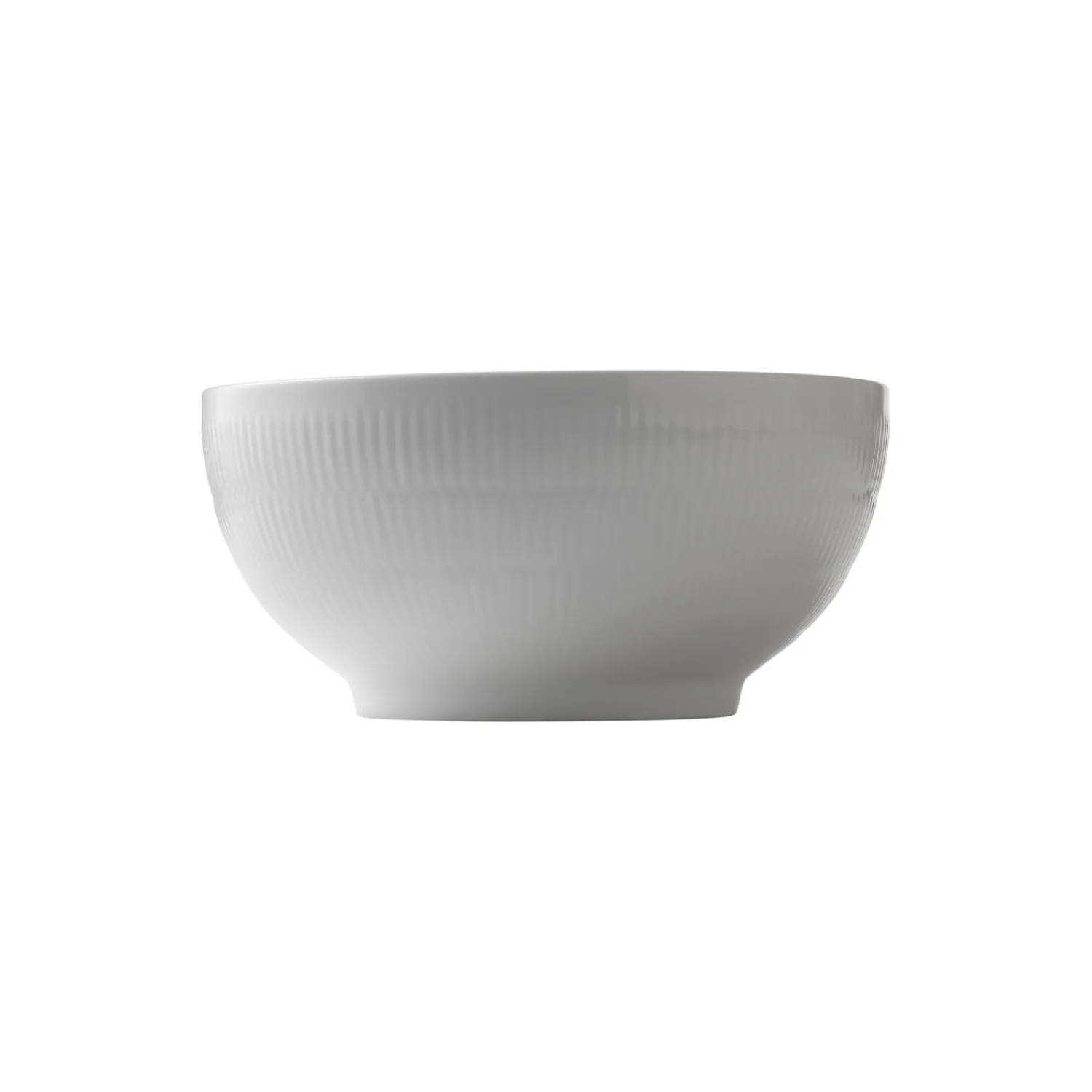 Royal Copenhagen Hvid Riflet skål 310 cl