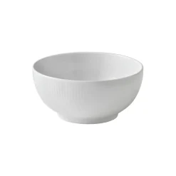 Royal Copenhagen Hvid Riflet skål 110 cl