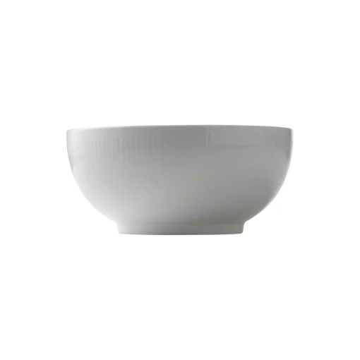 Royal Copenhagen Hvid Riflet skål 180 cl
