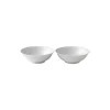 Royal Copenhagen Hvid Riflet skål 35 cl, 2 stk