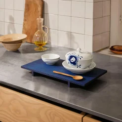 Royal Copenhagen Hvid Riflet skål 9 cl 2 stk