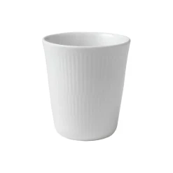 Royal Copenhagen Hvid Riflet termokop 29 cl