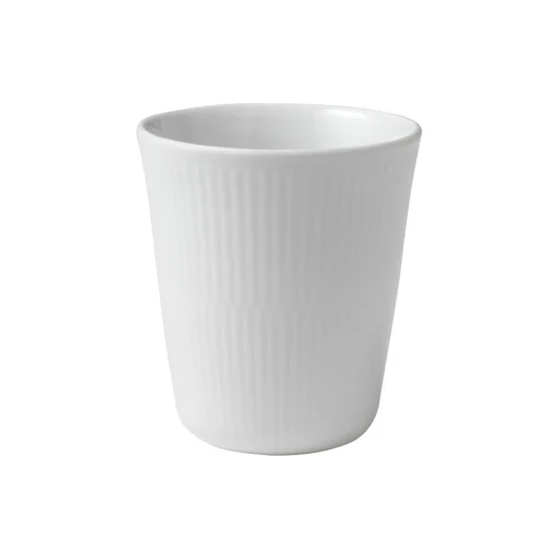 Royal Copenhagen Hvid Riflet termokop 29 cl