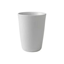 Royal Copenhagen Hvid Riflet termokop 39 cl