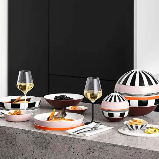 Villeroy & Boch Iconic La Boule serveringssæt med 7 dele, memphis