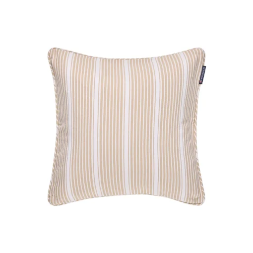 Lexington Icons Classic Striped Organic Cotton Twill Pillow Cover,
