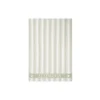 Lexington Icons Cotton Twill Waffle Striped Kitchen Towel, sage green/white