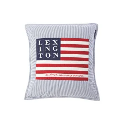 Lexington Icons Logo Art & Crafts pudebetræk, blue/white