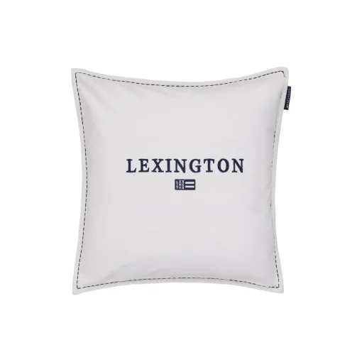 Lexington Icons Logo Organic Cotton Velvet Pillow Cover,