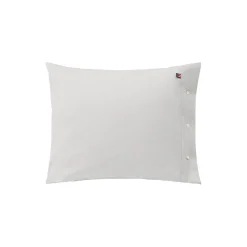 Lexington Icons Pin Point Gray Cotton Pillowcase, gray