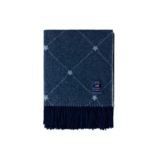 Lexington Icons Signature Star Recycled Wool Throw,