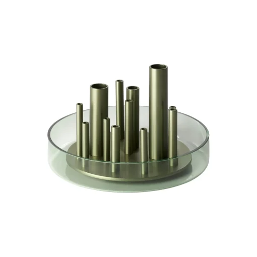 Fritz Hansen Ikeru™ vase low, forest green