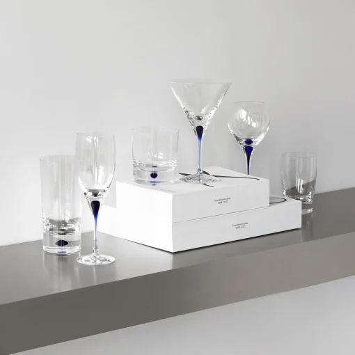 Orrefors Intermezzo Blue martiniglas