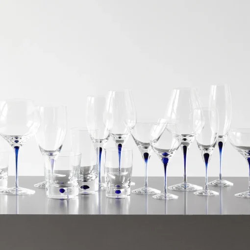 Orrefors Intermezzo Blue Old Fashioned