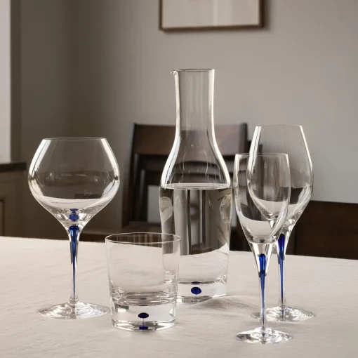 Orrefors Intermezzo Blue vinglas
