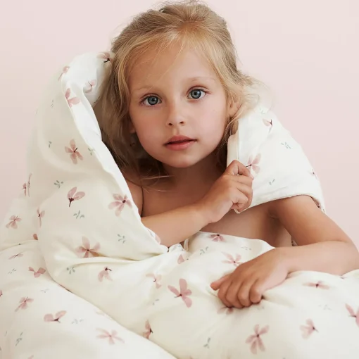 Børn Cam Cam Copenhagen Junior sengetøj, windflower creme